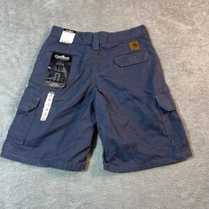 Carhartt Canvas Cargo Shorts Youth 8-16 12 Reg Durable Workwear Utility Outdoors